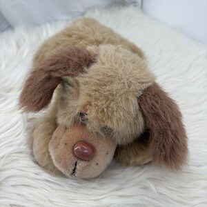 Vtg Antics‎ Sleepy Puppy Eyed Dog Plush Stuffed Animal